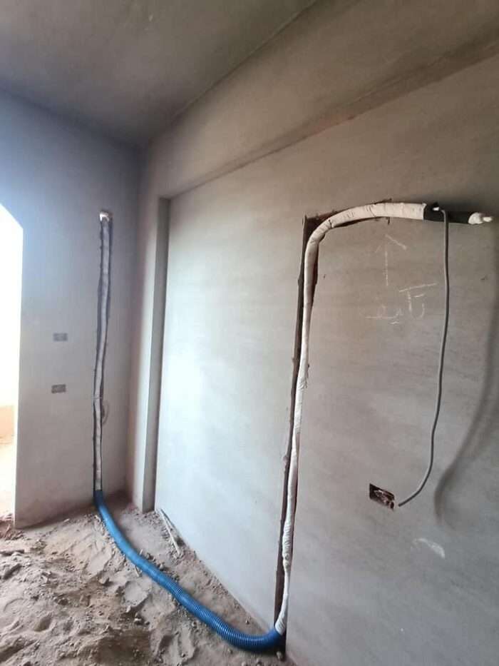 تأسيس مواسير التكييف