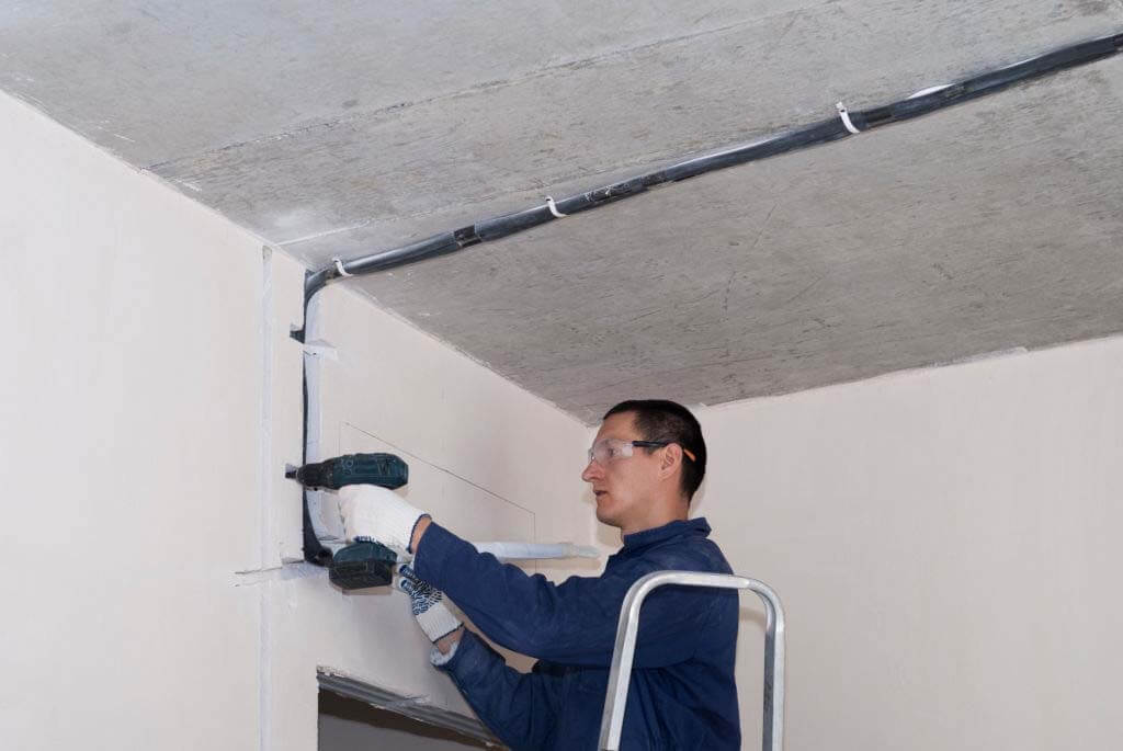 تمديد مواسير مكيف سبليت